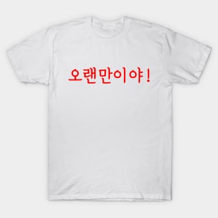 Hangeul It was a long time ago ! T-Shirt